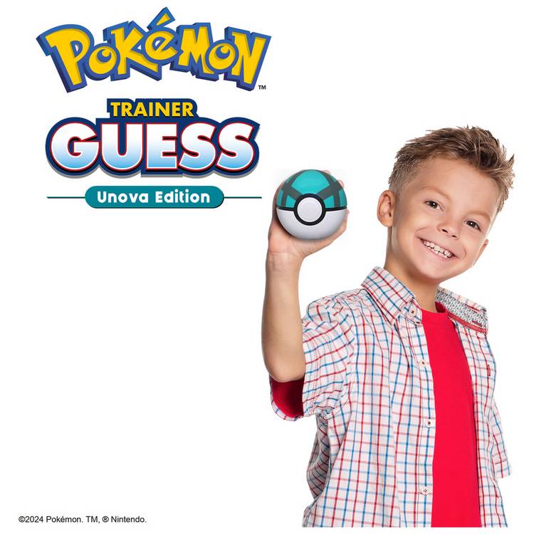 Pokémon Guess Unova Edition voice-activated handheld game - British product