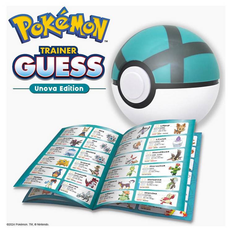 Pokémon Guess Unova Edition voice-activated handheld game - British product