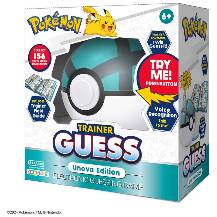 Pokémon Guess Unova Edition voice-activated handheld game - British product
