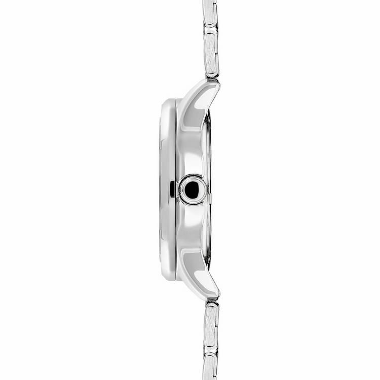 Sekonda Octaire silver stainless steel watch, UK version