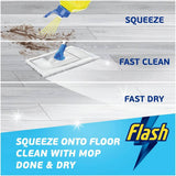 Flash floor cleaner lemon twin pack 800ml - British product