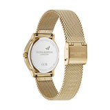 Olivia Burton watch white dial gold mesh strap 30mm - British product