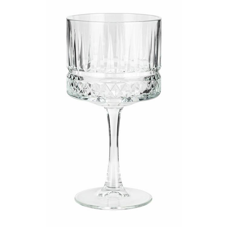 Argos Home pressed gin glasses set of 4 500ml (British brand)