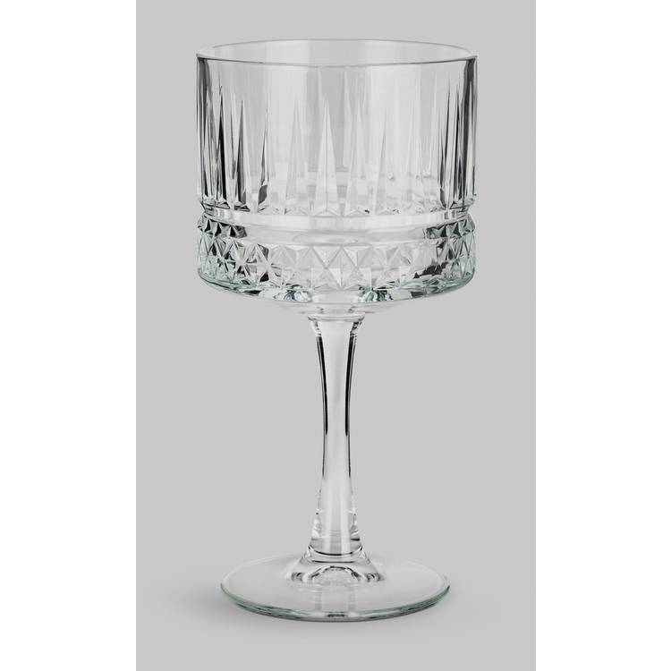 Argos Home pressed gin glasses set of 4 500ml (British brand)