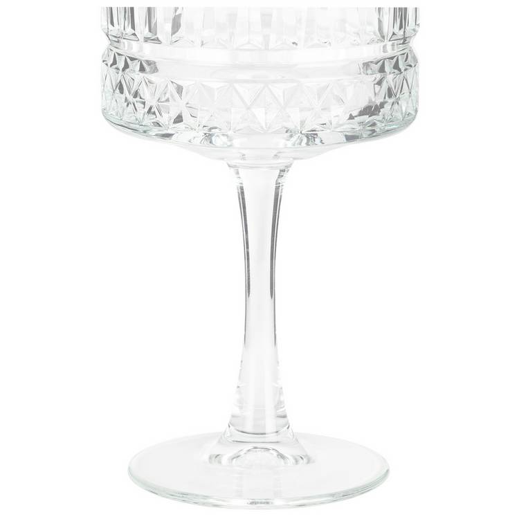 Argos Home pressed gin glasses set of 4 500ml (British brand)