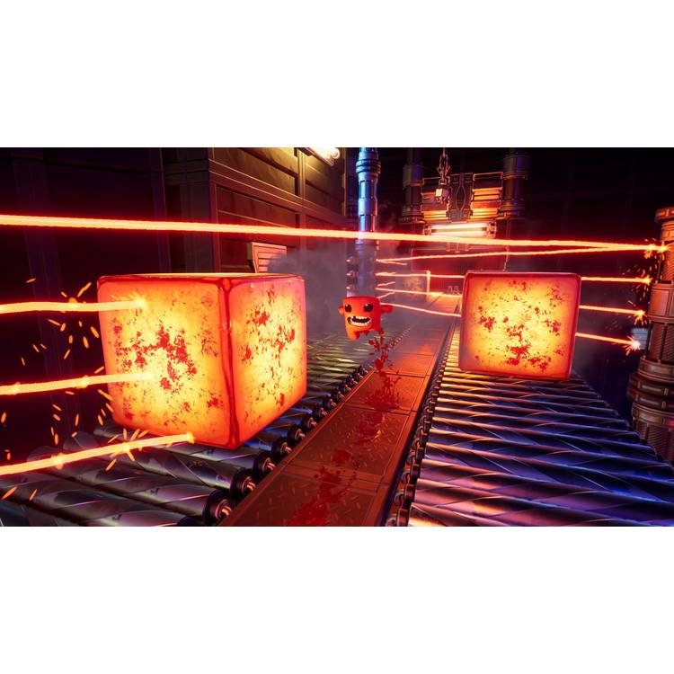 Super Meat Boy 3D Nintendo Switch 2 game, imported from the UK