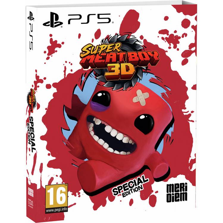 Super Meat Boy 3D PS5 game special edition, imported from the UK
