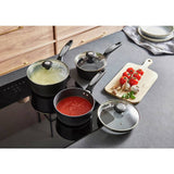 Morphy Richards 3 piece aluminium saucepan set, UK version