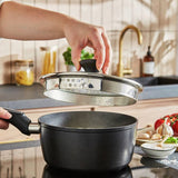 Morphy Richards 3 piece aluminium saucepan set, UK version