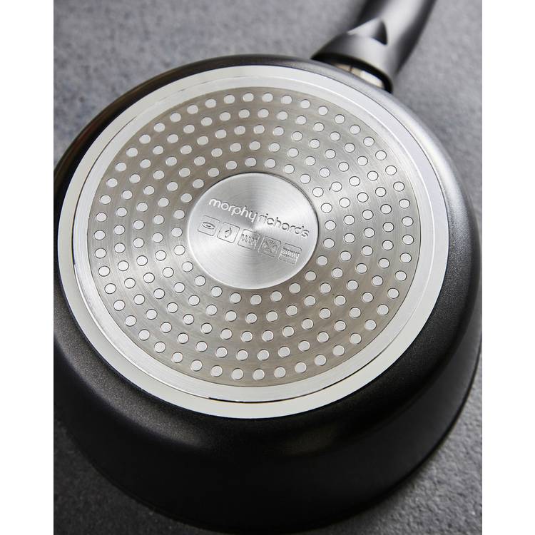 Morphy Richards 3 piece aluminium saucepan set, UK version