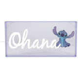 Stitch Ohana blue LED neon light 30cm, British product