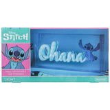 Stitch Ohana blue LED neon light 30cm, British product