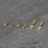 Freedom earrings set starfish shell spiral, UK version