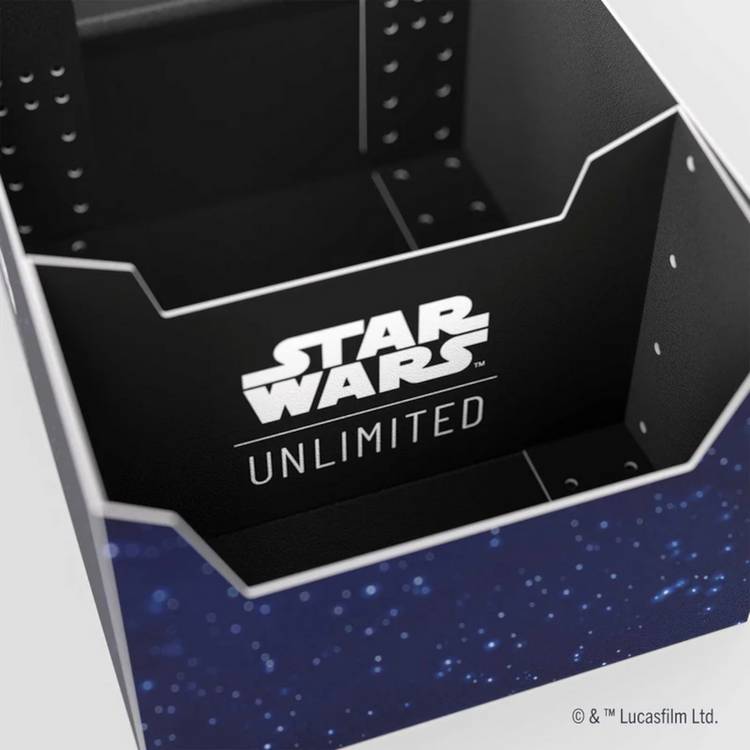 Gamegenic Star Wars Unlimited soft crate deck box, imported from the UK