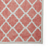 Think Rugs coral orange flatweave rug 76x150cm, UK version