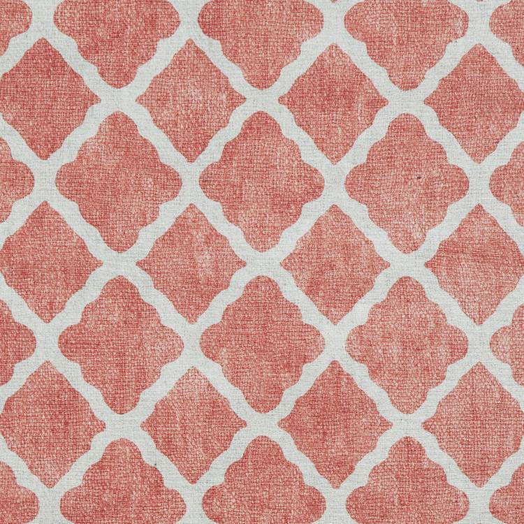 Think Rugs coral orange flatweave rug 76x150cm, UK version