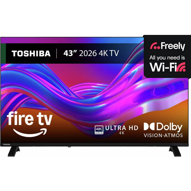 Toshiba 43 inch 4K UHD smart TV Fire TV, UK version