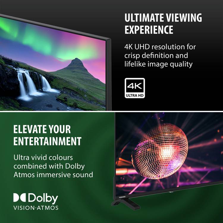 Toshiba 43 inch 4K UHD smart TV Fire TV, UK version