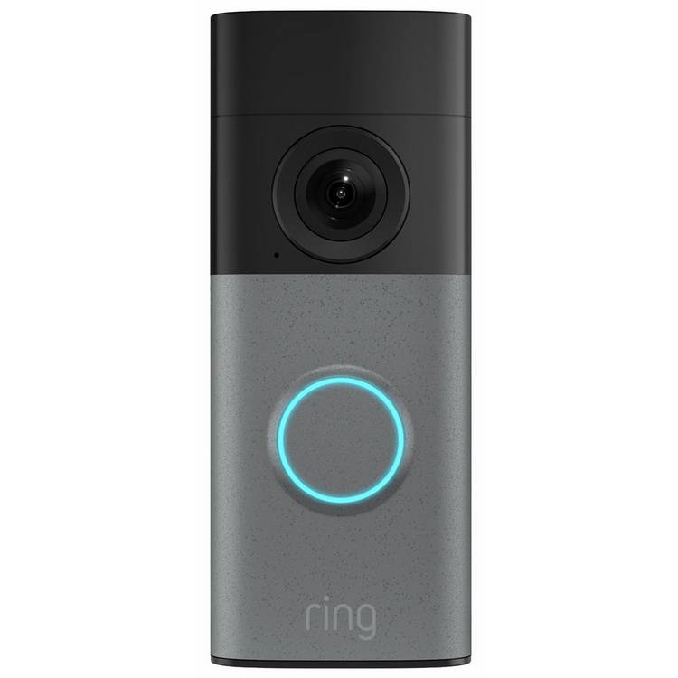 Ring Wired Video Doorbell Retinal 2K Speckled Grey (British brand)