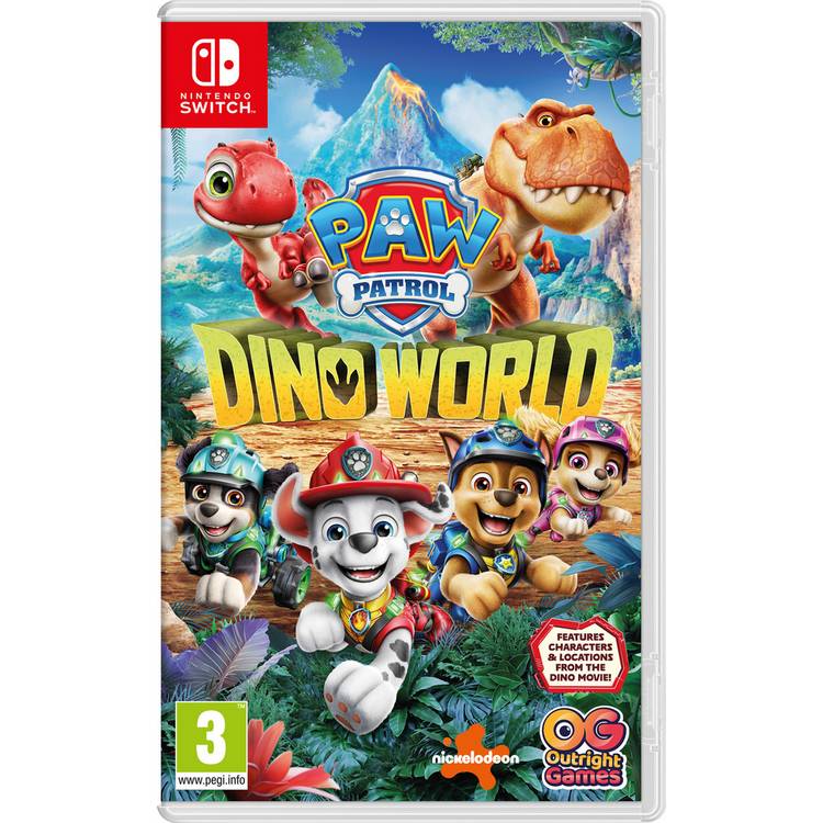 PAW Patrol Dino World Nintendo Switch game (British brand)