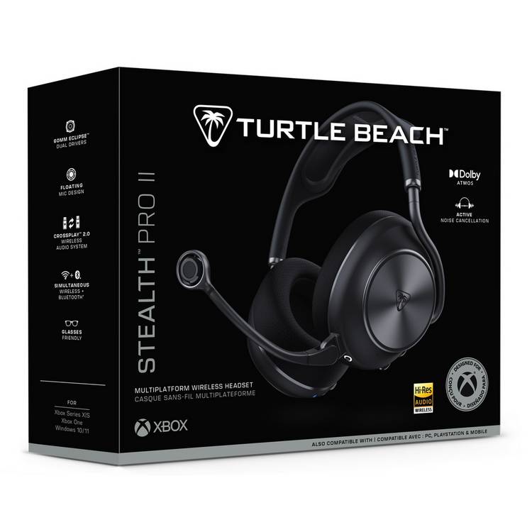 Turtle Beach Stealth Pro II wireless gaming headset black - British product