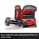 Einhell cordless palm sander 18V, UK version