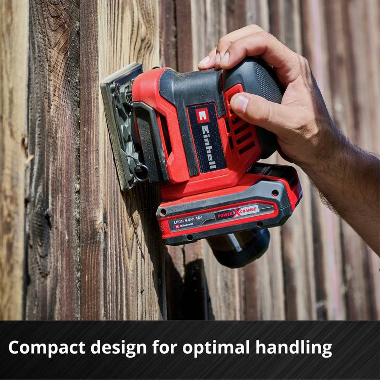 Einhell cordless palm sander 18V, UK version