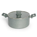 Argos Home Stone Effect stock pot 24cm (British brand)