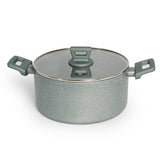 Argos Argos Home Stone Effect 24cm Aluminium Stock Pot- Buy online at McGrocer