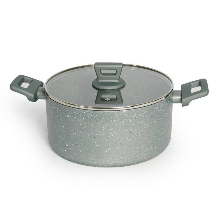 Argos Home Stone Effect stock pot 24cm (British brand)