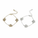 Flitzy Kids BFF flower charm bracelet set adjustable (British brand)