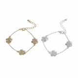 Flitzy Kids BFF flower charm bracelet set adjustable (British brand)