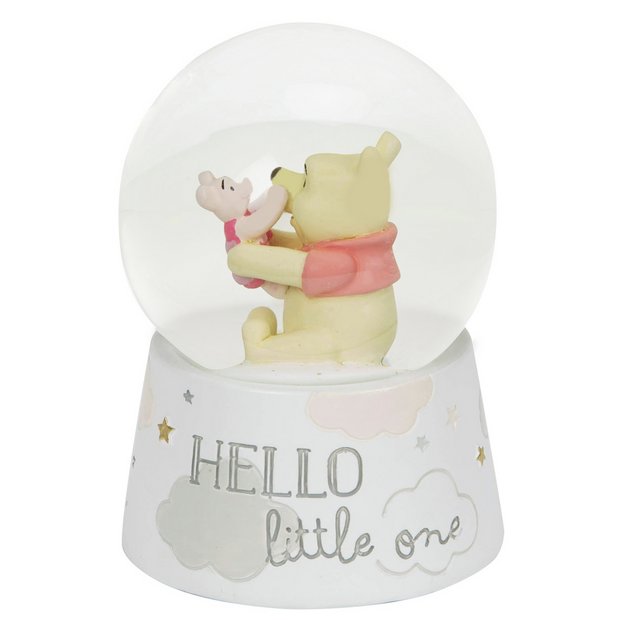 Winnie the Pooh snow globe Hello Little One H11.5cm - British product