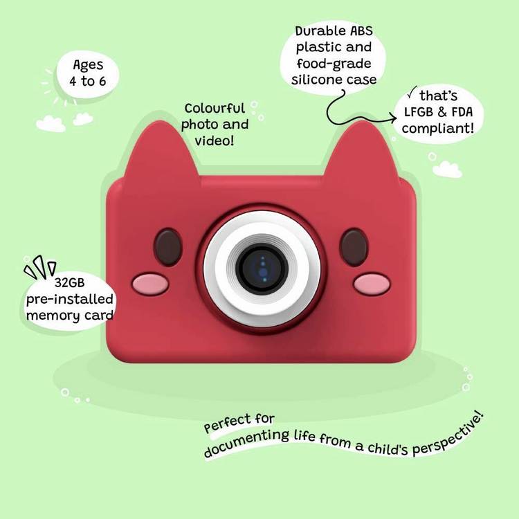Kiimento Akito the Fox kids digital camera, imported from the UK