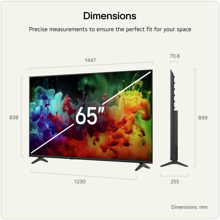 LG 65QNED70 Mini LED Smart TV 65 inch (British brand)