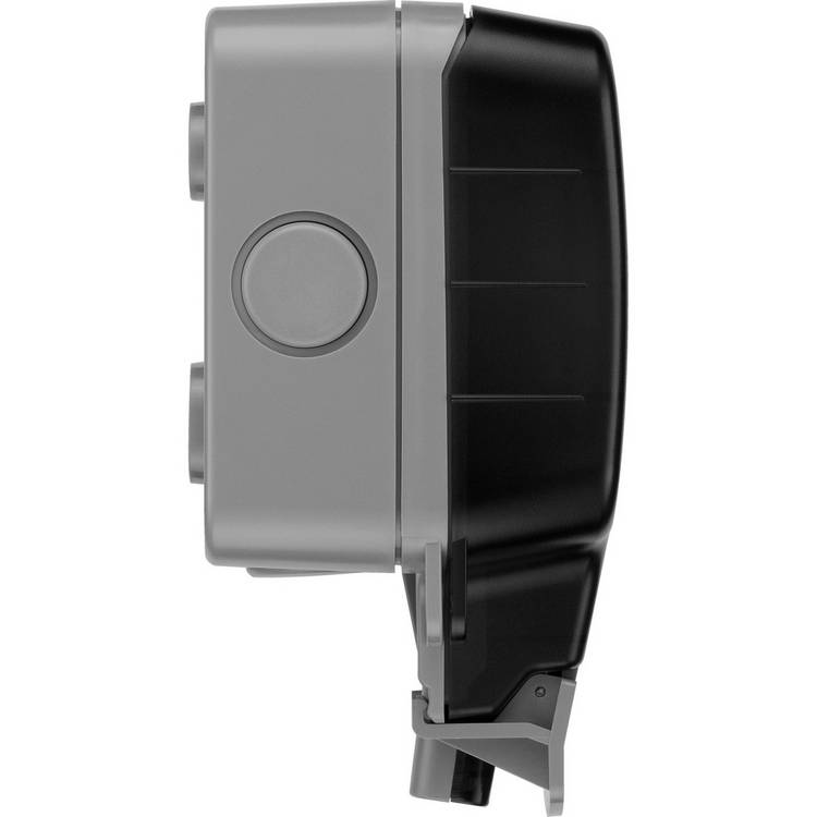 BG Electrical weatherproof timer socket 1 gang grey, UK version