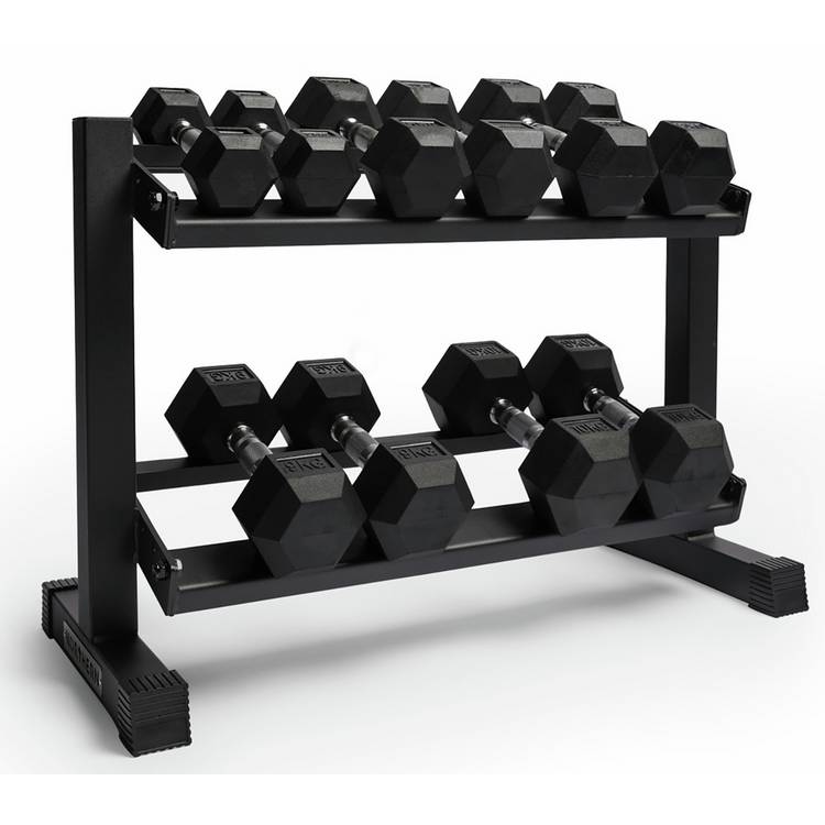 Northern 2 Tier Dumbbell Storage Rack - British product