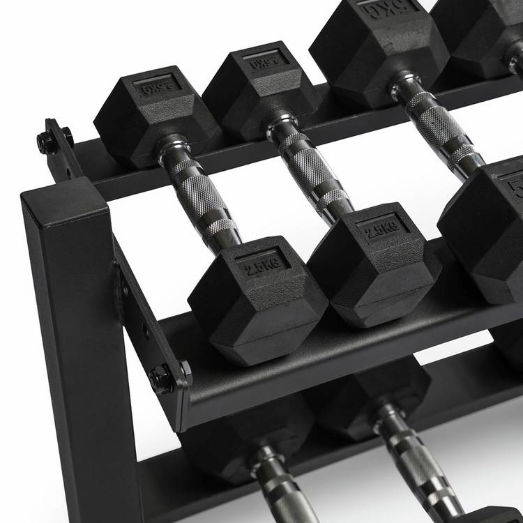 Northern 2 Tier Dumbbell Storage Rack - British product