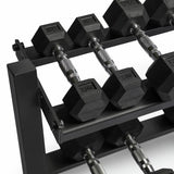 Northern 2 Tier Dumbbell Storage Rack - British product