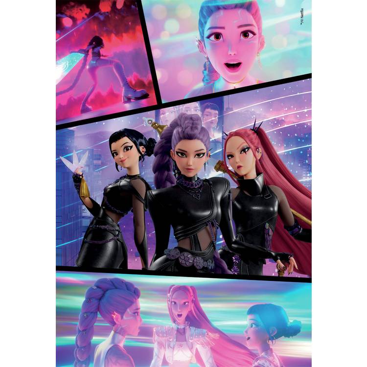 Clementoni Netflix K-pop Demon Hunters jigsaw puzzle 300 pieces - British product