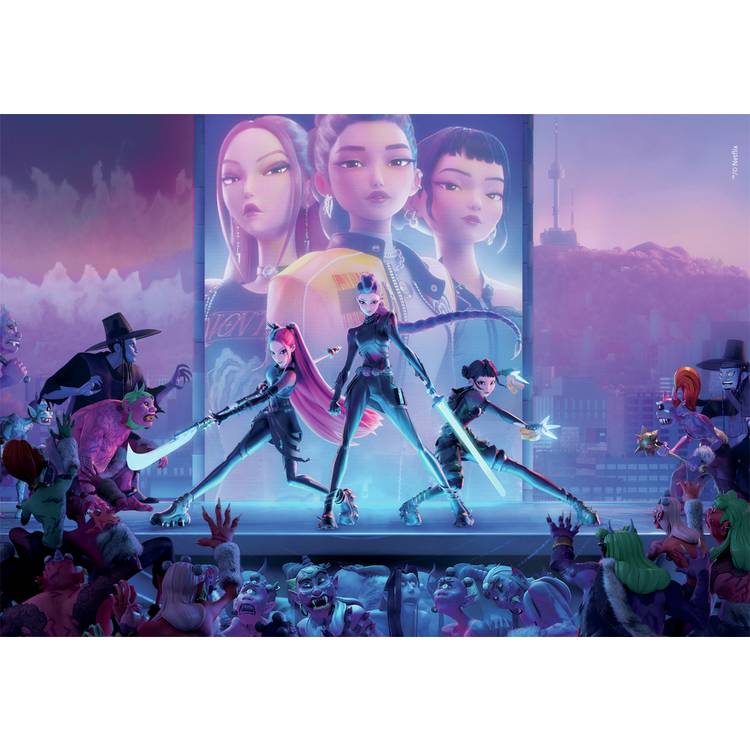 Clementoni jigsaw puzzle KPOP Demon Hunters 1000 pieces, UK version