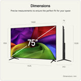 LG 75-inch Nano LED 4K UHD Smart TV - British product