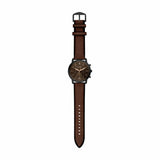 Fossil Neutra watch black dial brown leather strap, imported from the UK