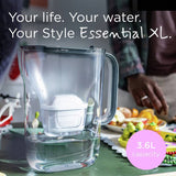 BRITA water filter jug blue 3.6L, imported from the UK