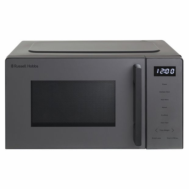 Russell Hobbs 800W microwave 20L dark grey, UK version