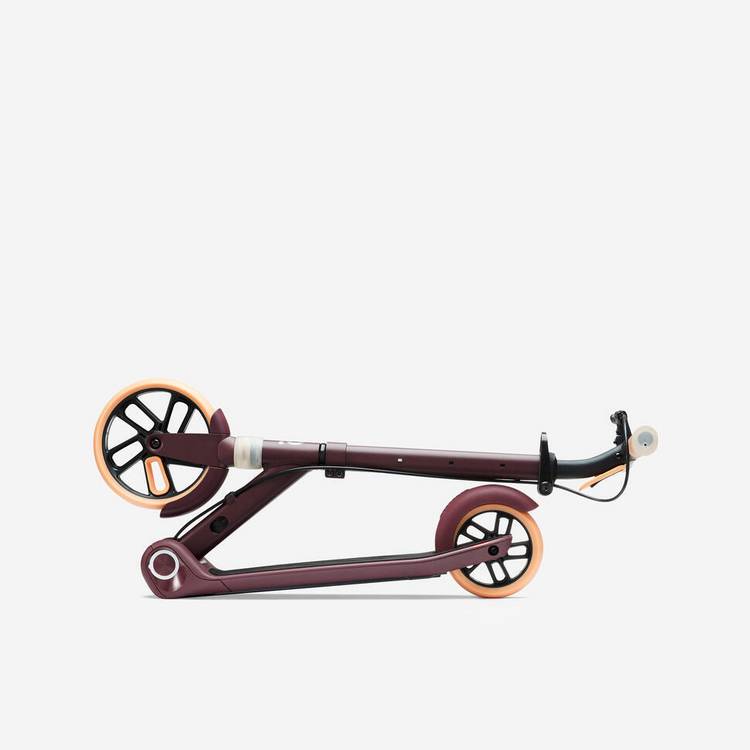Decathlon M900 Big Wheel Folding Scooter Burgundy, imported from the UK