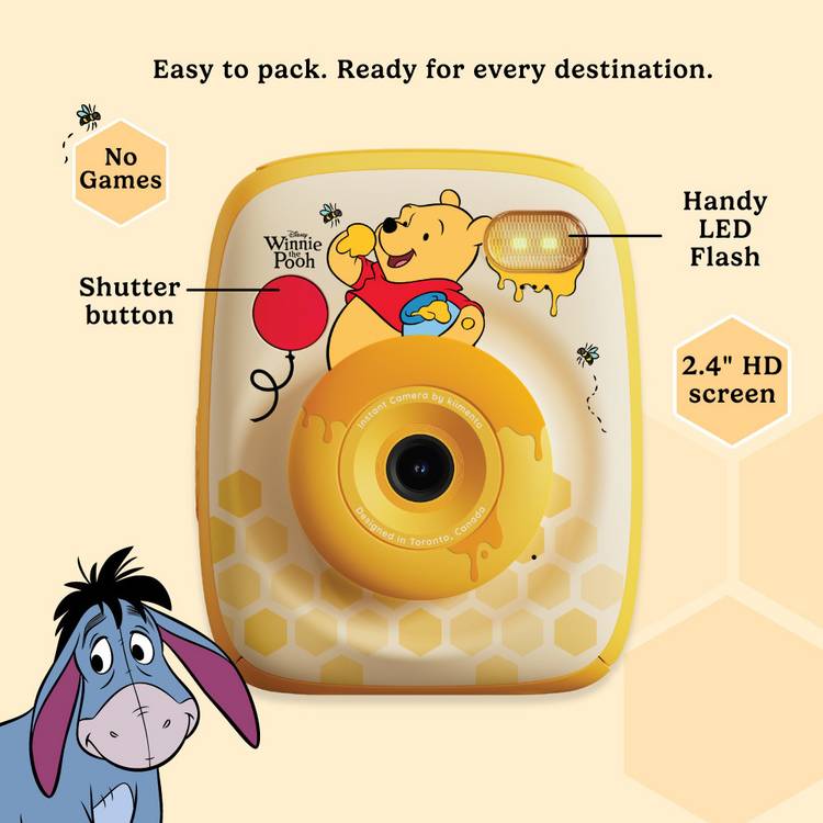 Kiimento Winnie Pooh instant print camera, imported from the UK