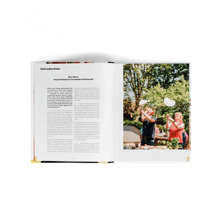 Ooni hardback cookbook 57 recipes outdoor (British brand)