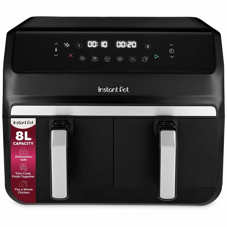 Instant Pot dual air fryer 8L - British product