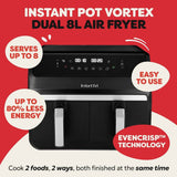 Instant Pot dual air fryer 8L - British product